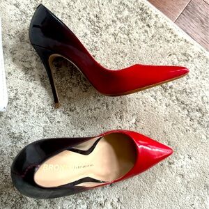 Beautiful ombré heels in leather. New with original box. Size 37EU/7US